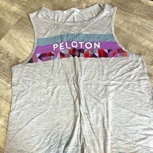 Peloton Racerback Tank with cutouts in back, Size L - Smoke Free Home